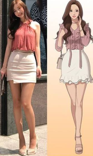 モデルのような女性
