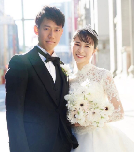 新郎新婦のウエディングフォト