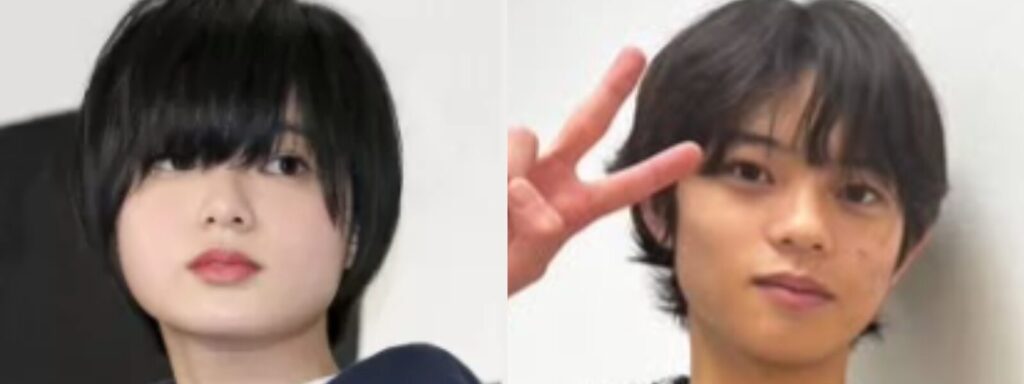 女性と男性の比較画像