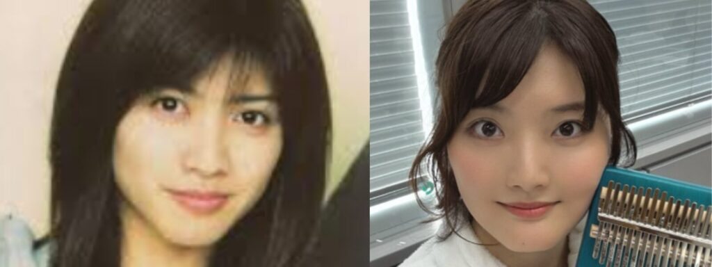 姉妹の比較画像