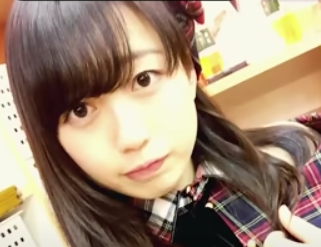 アイドルの自撮り写真